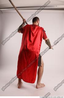 MARCUS STANDING POSE WITH SWORD AND SPEAR